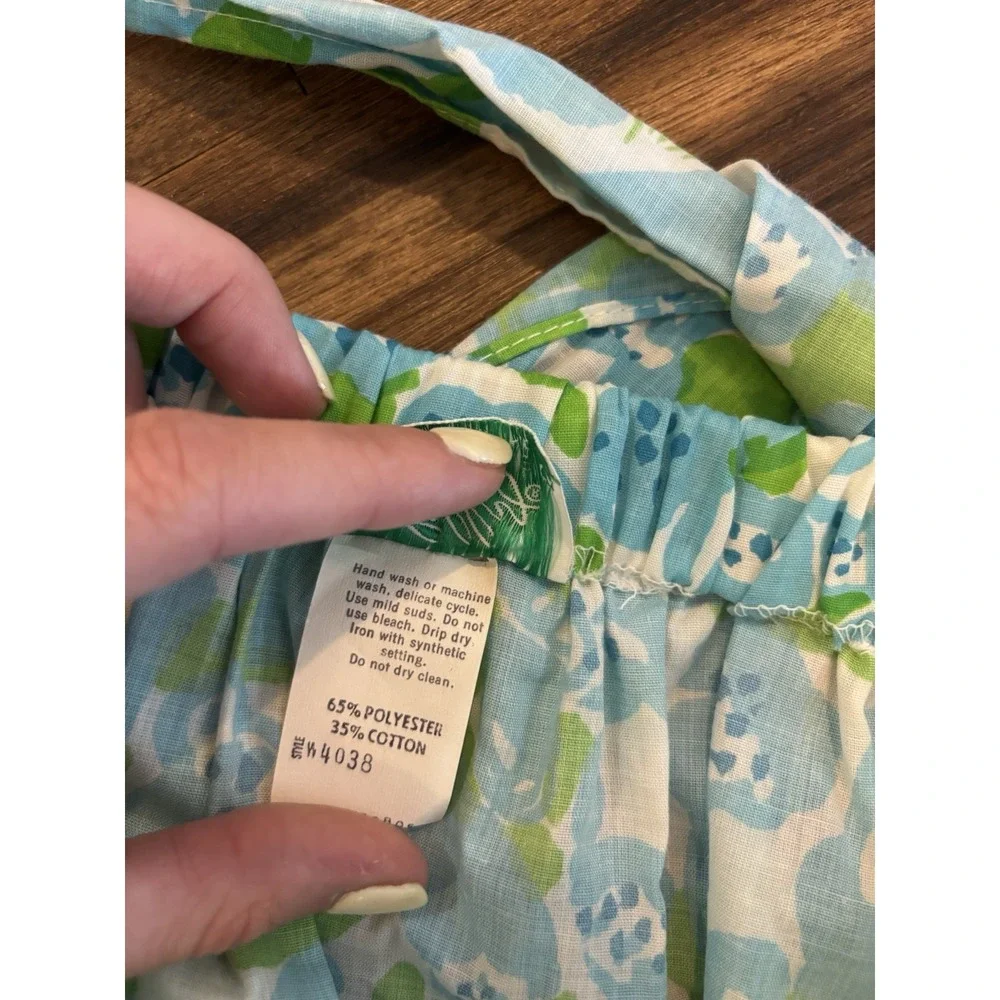 NEW TAGS Vintage The Lilly Lilly Pulitzer Maxi Skirt 1960s Belted Ruffled RARE - Picture 4 of 13